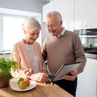 Elderly Couple Using Telemedicine