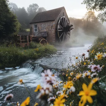 Watermill by the River