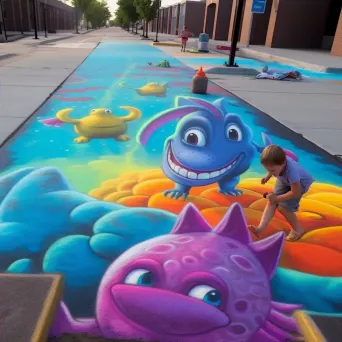 Interactive street chalkings - Image 2