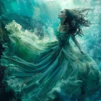 Underwater enchantment portrait - Image 4