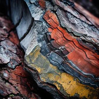 Macro shot of rock arch texture - Image 1