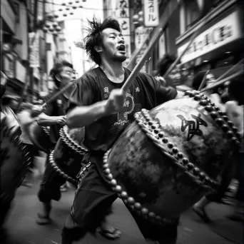 Taiko street drummers - Image 1