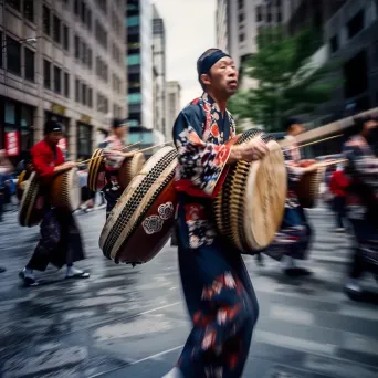 Taiko street drummers - Image 3