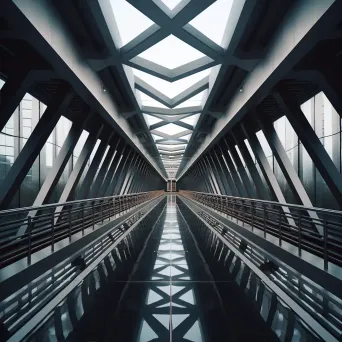 Sleek Futuristic Bridge