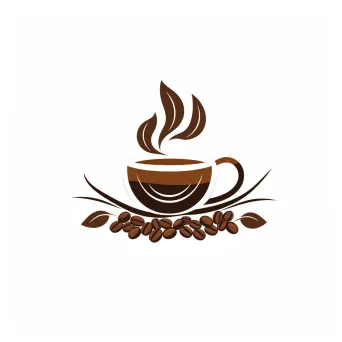 Coffee Roastery Emblem Logo