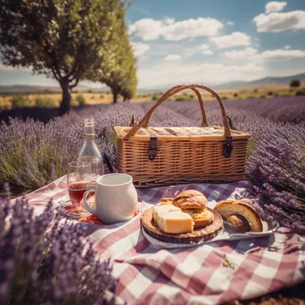 Picnic in Lavender Fields