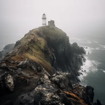 Forgotten Lighthouse by the Sea