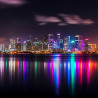 Miami night skyline - Image 3