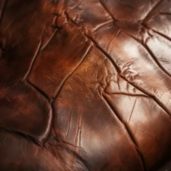 close-up of leather texture - Image 1