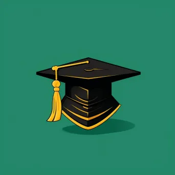 Impactful student loan refinancing logo with graduation cap icon on a light background - Image 1