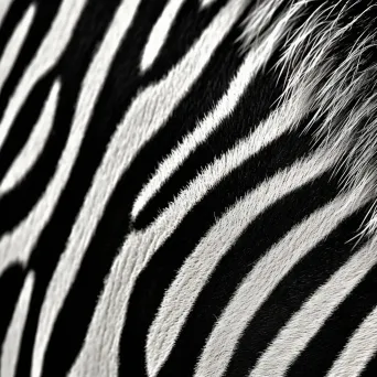 zebra stripe pattern close-up - Image 4