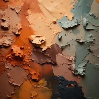 Earth-Toned Paint Strokes