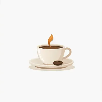 Minimalist Coffee Shop Logo Design - Image 1