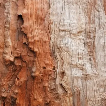 Textured bark on ancient tree - Image 4