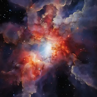 Celestial wonder of ethereal nebulae and radiant stars in deep space - Image 3