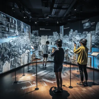 Interactive urban information center with 3D maps and virtual reality features - Image 2