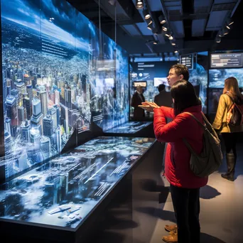 Interactive urban information center with 3D maps and virtual reality features - Image 3