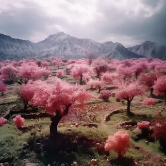 Orchard in full bloom with promising fruit trees - Image 2