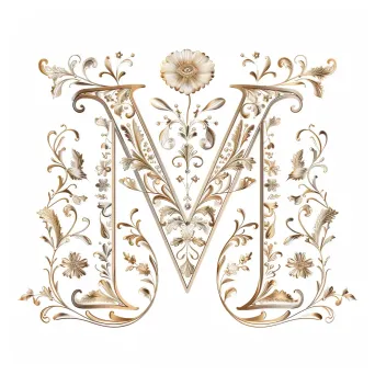 Luxury Floral Letter Mark Logo - Image 2