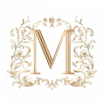 Luxury Floral Letter Mark Logo - Image 4