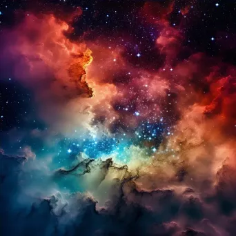 Colorful star cluster in the Milky Way captured with a Sony A7 III - Image 4