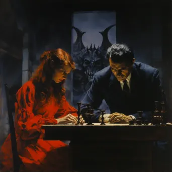 Chess game: angel vs devil - Image 1