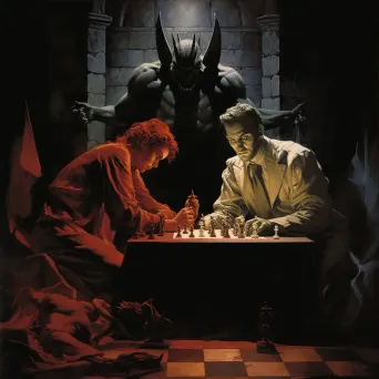 Chess game: angel vs devil - Image 3