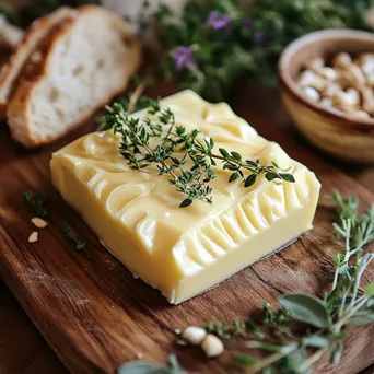 Beautifully Shaped Homemade Butter and Bread