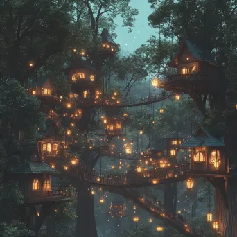 Fantastical Treehouse City