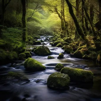 Peaceful Forest River