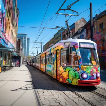 Trams and Street Art