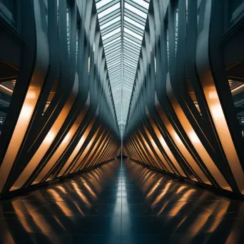 Futuristic Symmetrical Architecture