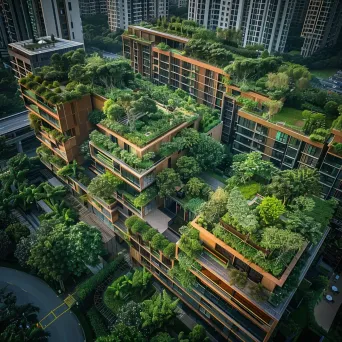 Green-roofed urban buildings - Image 4