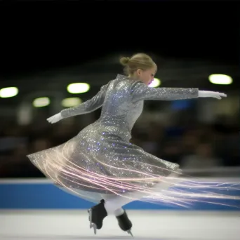 ice skater spinning - Image 3