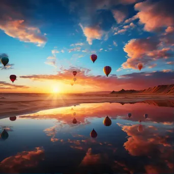 Desert Sunrise Balloons