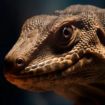 Monitor Lizard Gaze