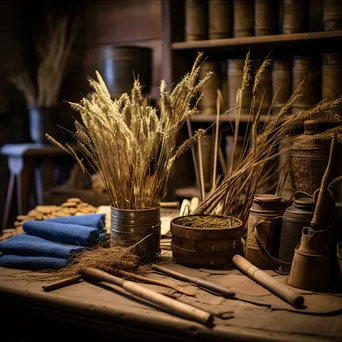 Flax Processing Display