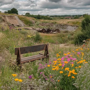 Historic Clay Pit with Wildflowers