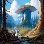 Mushroom Land Fantasy