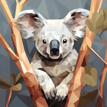 Low Poly Metropolitan Koala