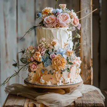 Whimsical Wedding Cake Display