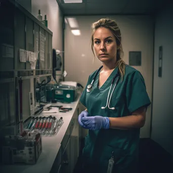 Nurse in Clinic