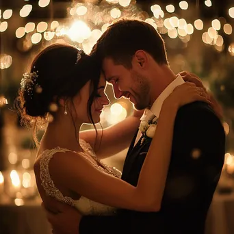 Bride and groom during their first dance - Image 3