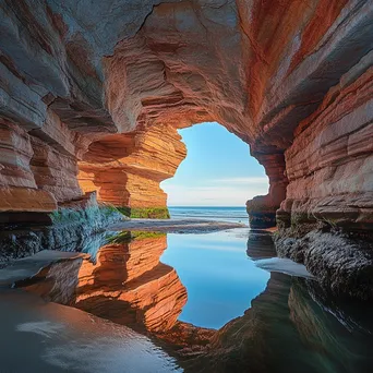 Morning Light in Coastal Caves