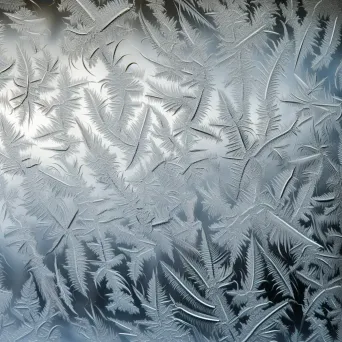 Frost pattern texture on glass - Image 4