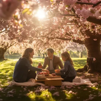 Cherry Blossom Picnic