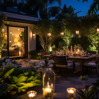 Smart Patio Evening Setup