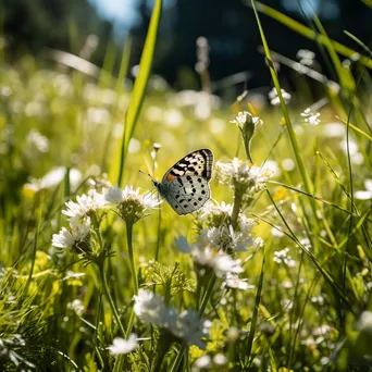 Butterfly on a Wildflower