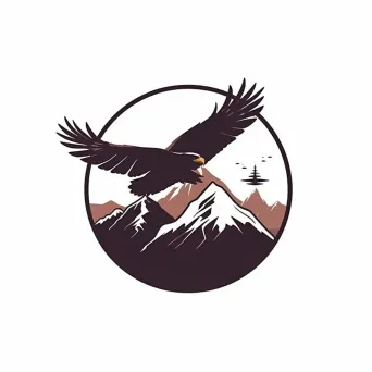 Majestic Eagle Adventure Logo - Image 1