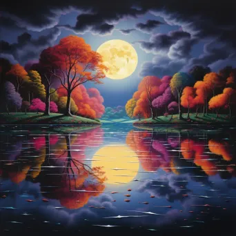 Moonlit Reflections